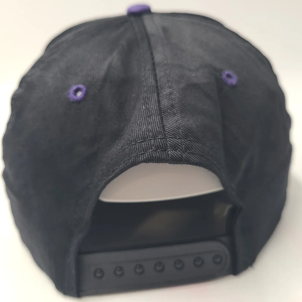 Vintage‎ Baltimore Ravens Hat Snapback (Fits Small) New Era KMG Black Purple NFL